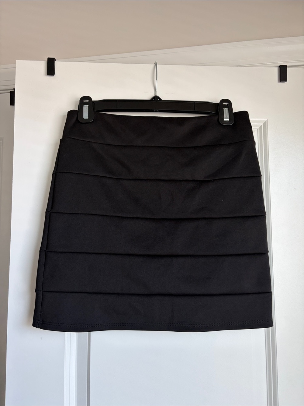 Ally B Black Tiered Mini Skirt